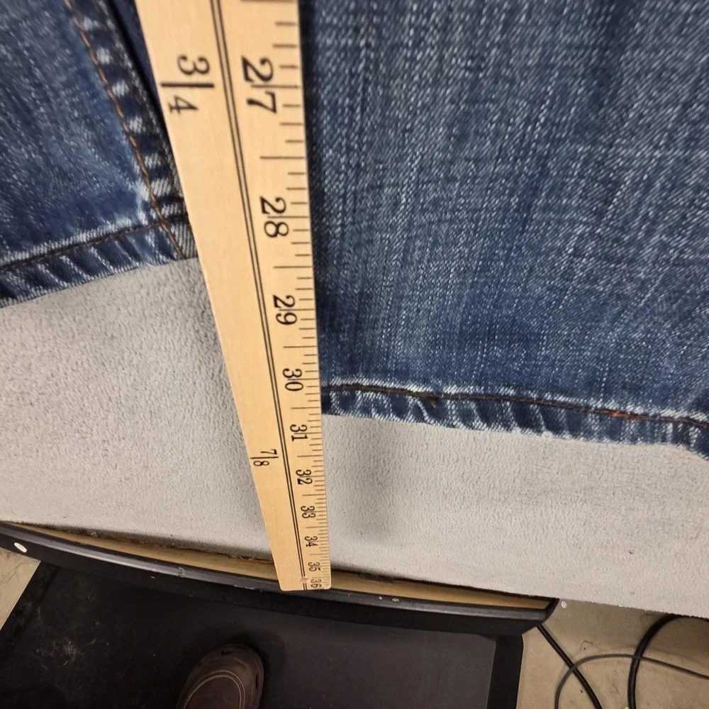 Vintage Levis Engineered Jeans Mens Blue Button Fly Medium Wash Fits 32x30